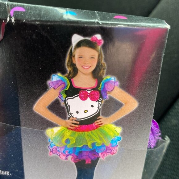 Hello Kitty Girls 2 Piece Halloween Cosplay Costume Size Large 12-14 - Picture 7 of 9